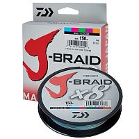 Плетеная леска Daiwa J-Braid x8 Multi Color